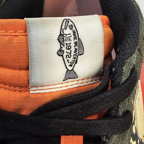 Used No Box,Size 7.5 - Nike Dunk SE Low Gone Fishing - Rainbow Trout - Picture 4 of 9